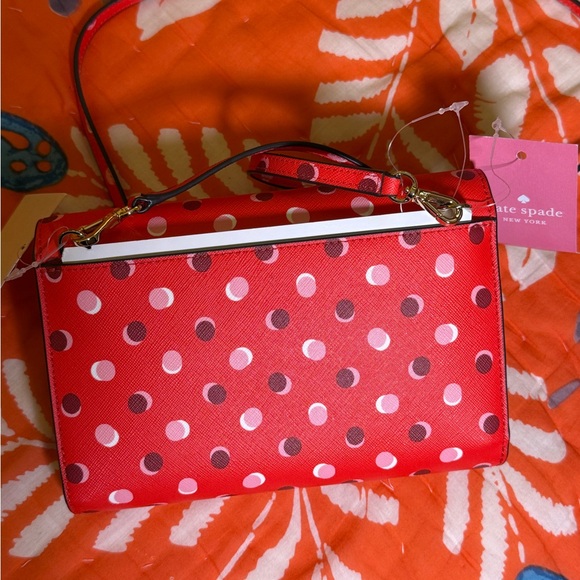 Kate Spade NWT Laurel Way Fiesta Dot Cross Body Phone Bag - Picture 8 of 12